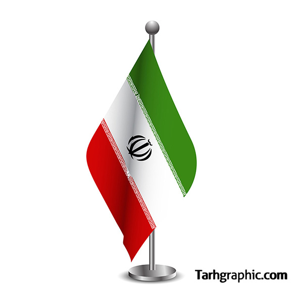 دانلود طرح لایه باز پرچم ایران ، قابل ویرایش در فتوشاپ و ایلوستریتور