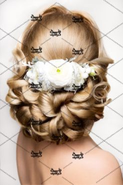 دانلود عکس مدل مو عروس با رنگ روشن