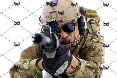 دانلود تصویر باکیفیت سرباز با لباس ارتش