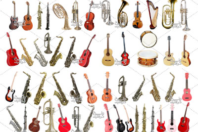 دانلود رایگان تصویر انواع گیتار