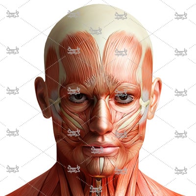 دانلود تصویر آناتومی اجزای صورت