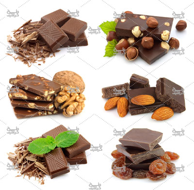 دانلود عکس شکلات در طعم های مختلف