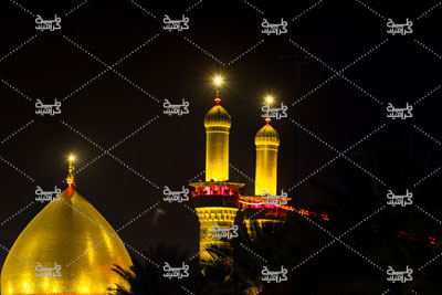 دانلود تصویر باکیفیت حرم امام حسین (ع) در شب