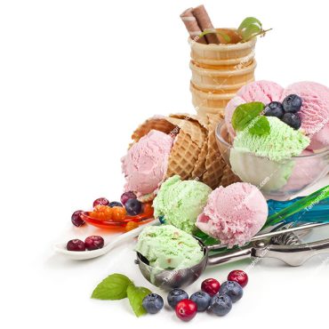 عکس بستنی میوه ای اسکوپ