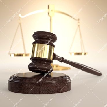 عکس نمادین قانون و دادگاه