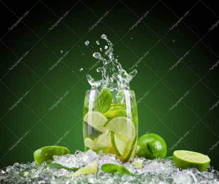 عکس نوشیدنی لیمو و نعناع