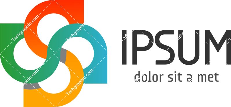 دانلود طرح لوگوی IPSUM