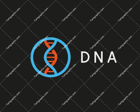 دانلود طرح لوگوی DNA